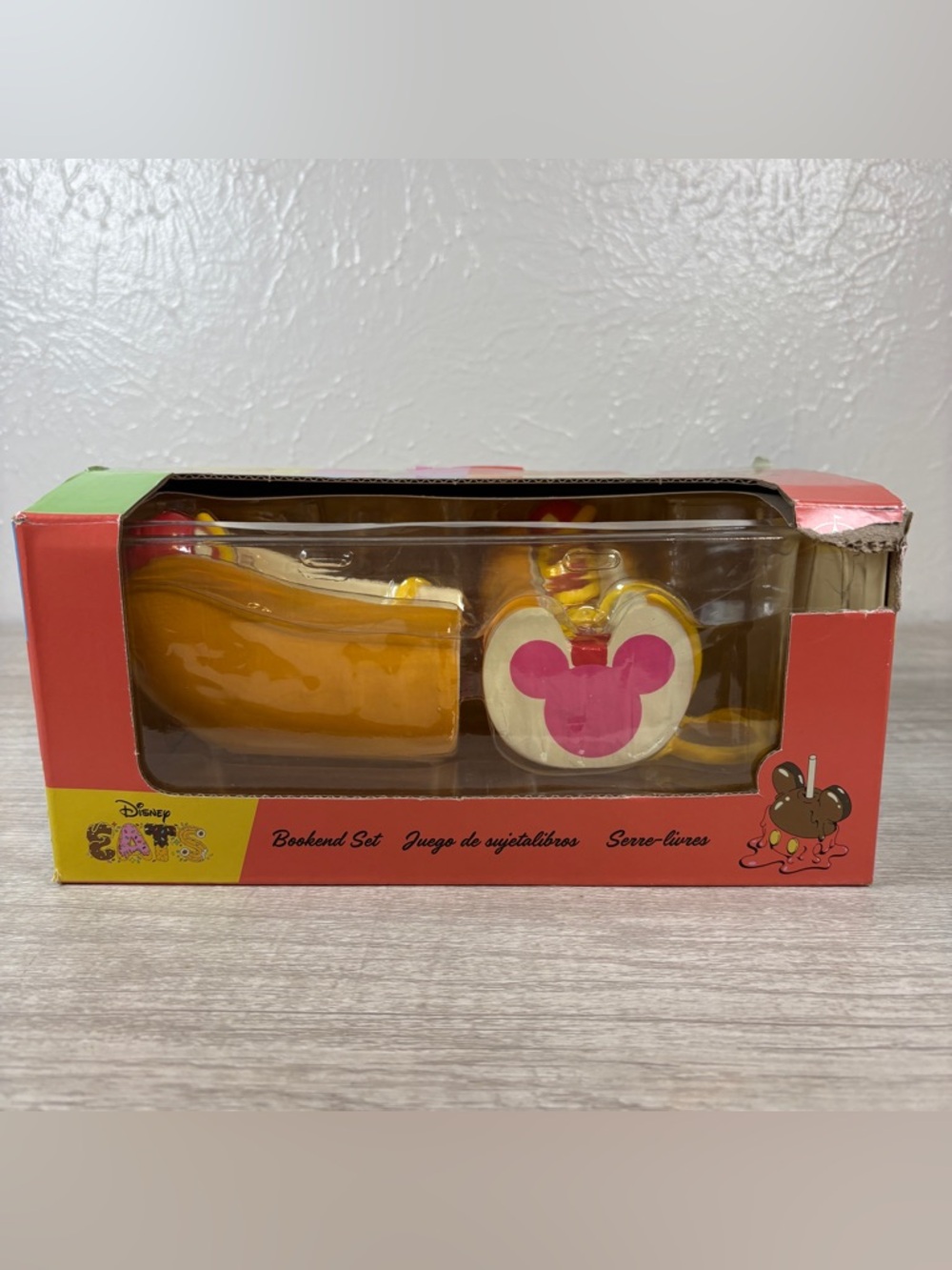 Disney Parks Eats Snacks Collection Mickey Hot Dog Bookends With Box